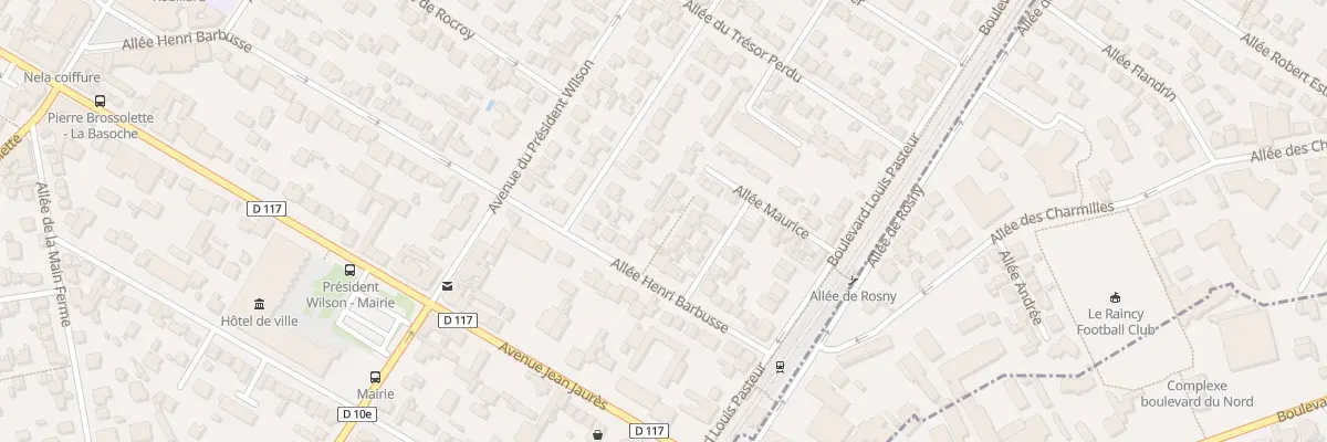 Plan du 3 All Huguette aux Pavillons-sous-Bois