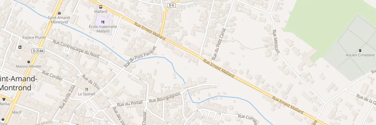 Plan du 40 Rue Ernest Mallard à Saint-Amand-Montrond