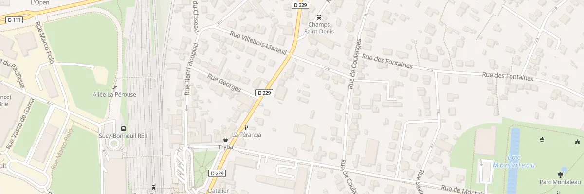 Plan du 8 Rue de Champigny à Sucy-en-Brie