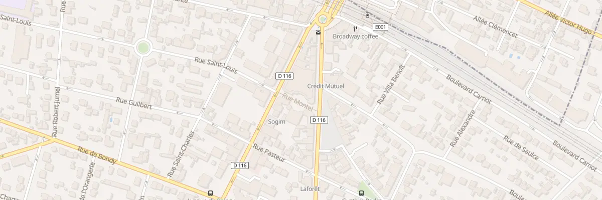 Plan du 1 Rue Montel à Villemomble
