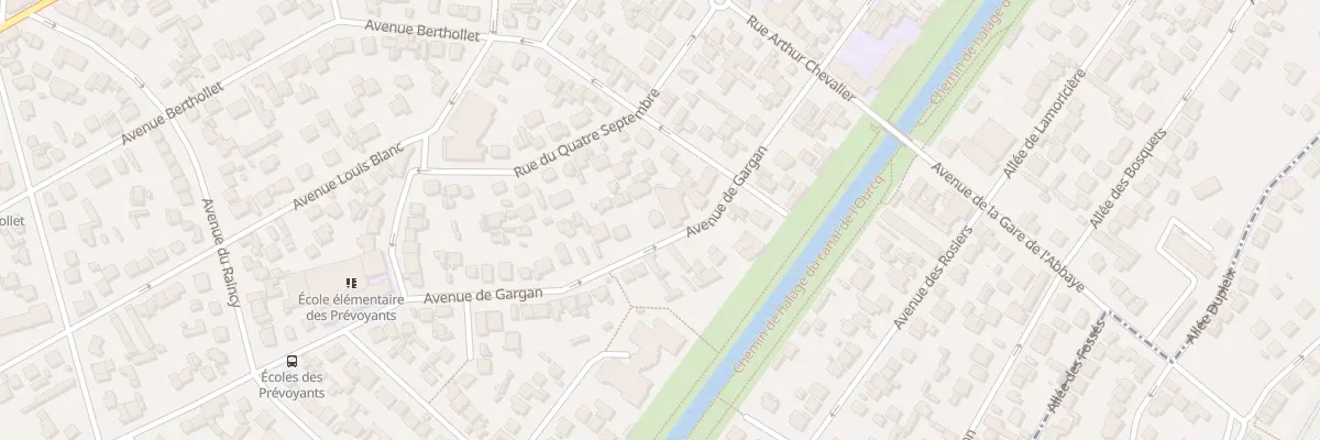 Plan du 31 Av de Gargan à Aulnay-sous-Bois