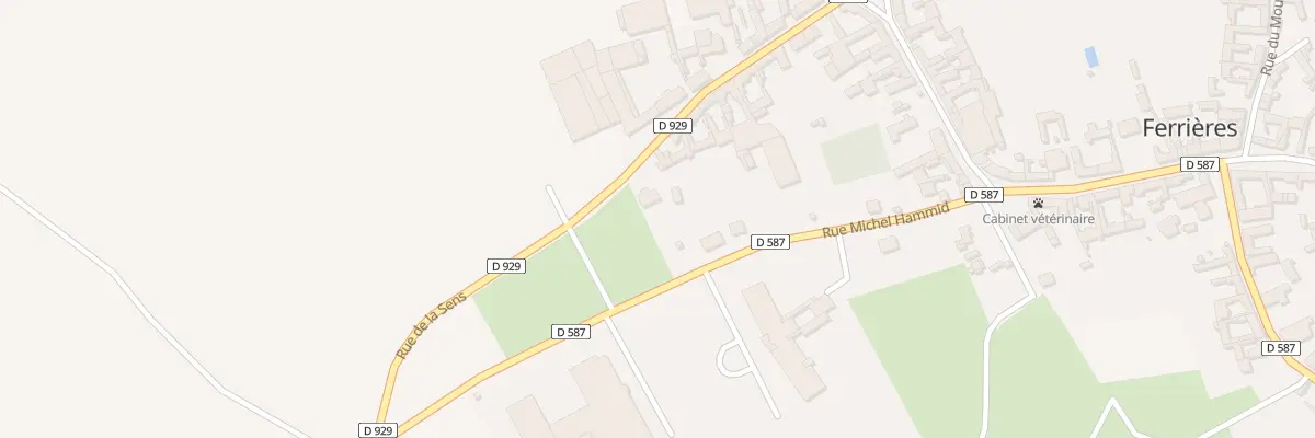 Plan du 15 Rue de la Sens à Ferrières