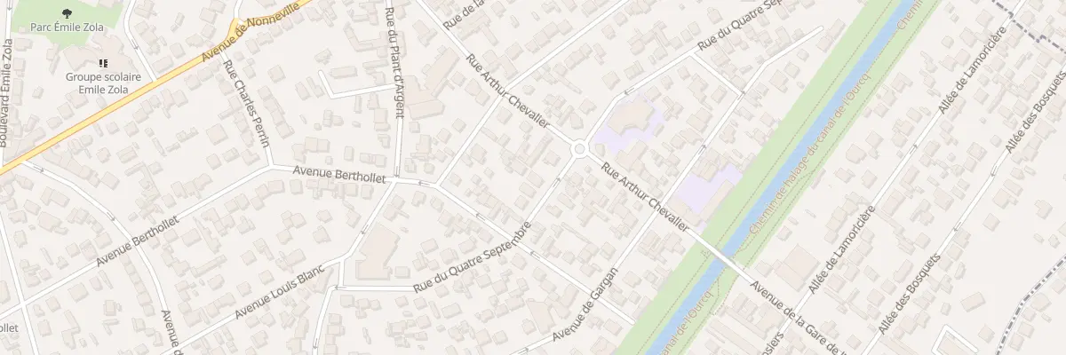 Plan du 19 Rue du Quatre Septembre à Aulnay-sous-Bois