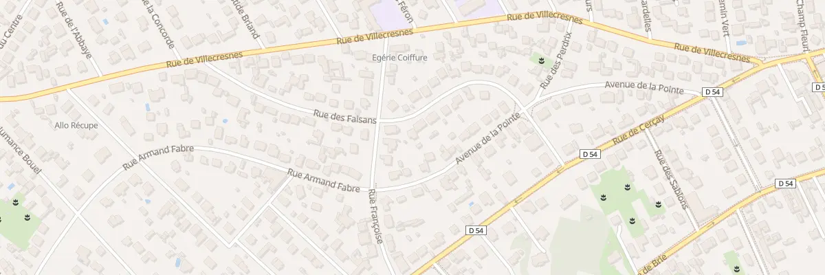 Plan du 26 Rue des Faisans à Brunoy
