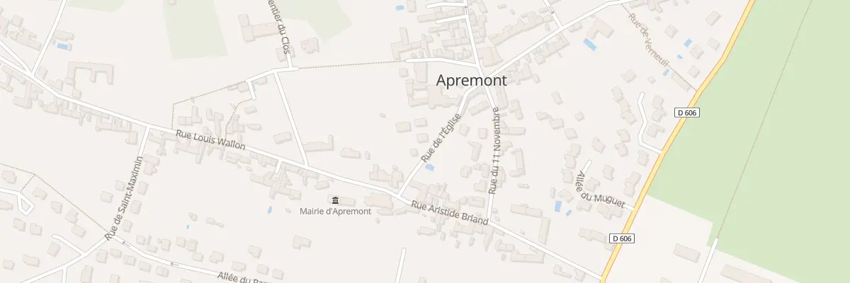 Plan du 7 Rue de l’Eglise à Apremont