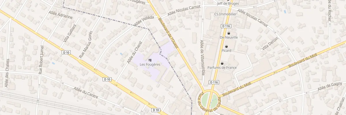 Plan du 11T Bd de l’Ouest au Raincy