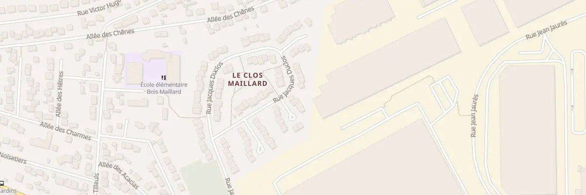 Plan du 1 Rue Louise Michel à Marly-la-Ville