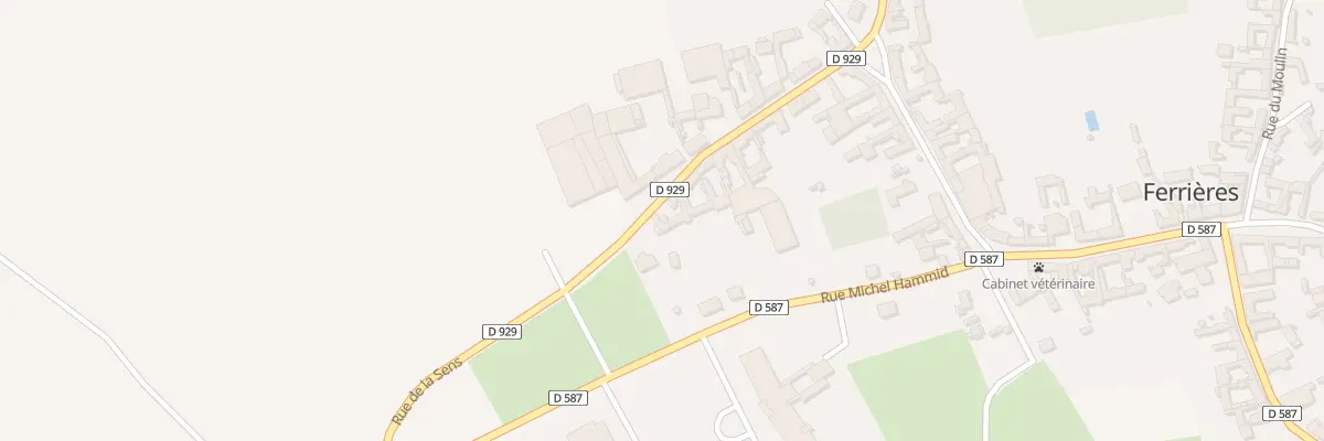 Plan du 13 Rue de la Sens à Ferrières