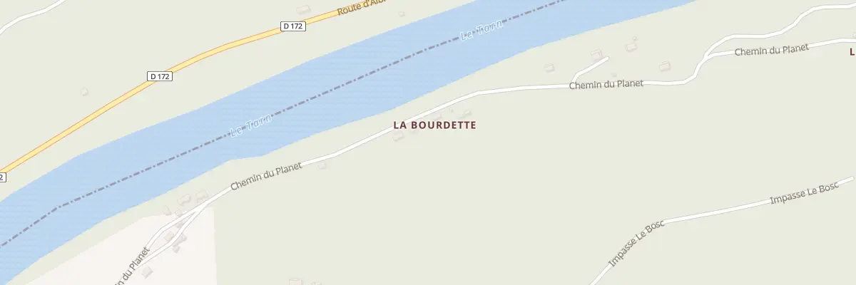 Plan du 5065 La Bourdette à La Bastide-Solages