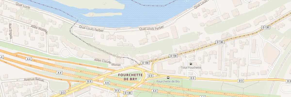 Plan du 89 Quai Louis Ferber à Bry-sur-Marne