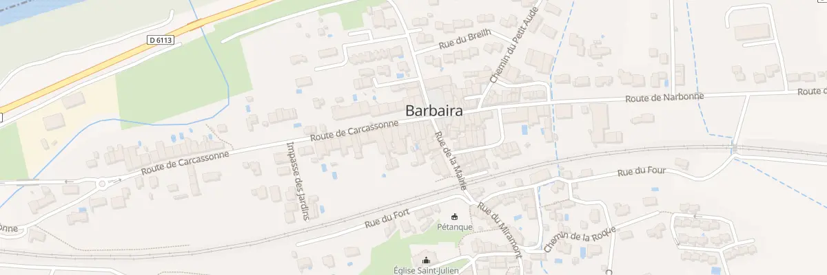 Plan du 90 Le Village à Barbaira