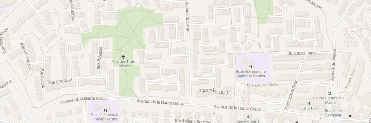 Plan du 1 Rue du Hunier à Fosses