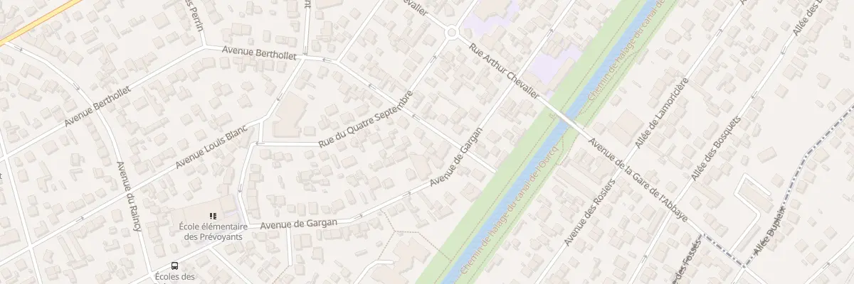 Plan du 16B Av Prevoyants à Aulnay-sous-Bois