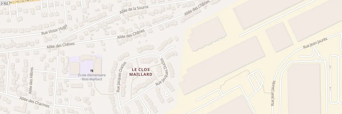 Plan du 4 Rue Gustave Courbet à Marly-la-Ville