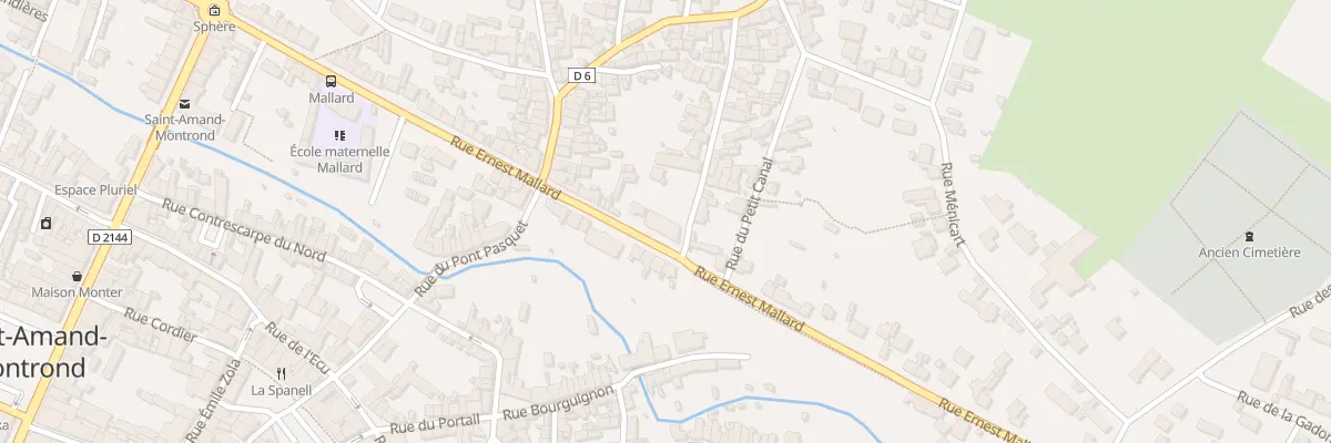 Plan du 63 Rue Ernest Mallard à Saint-Amand-Montrond