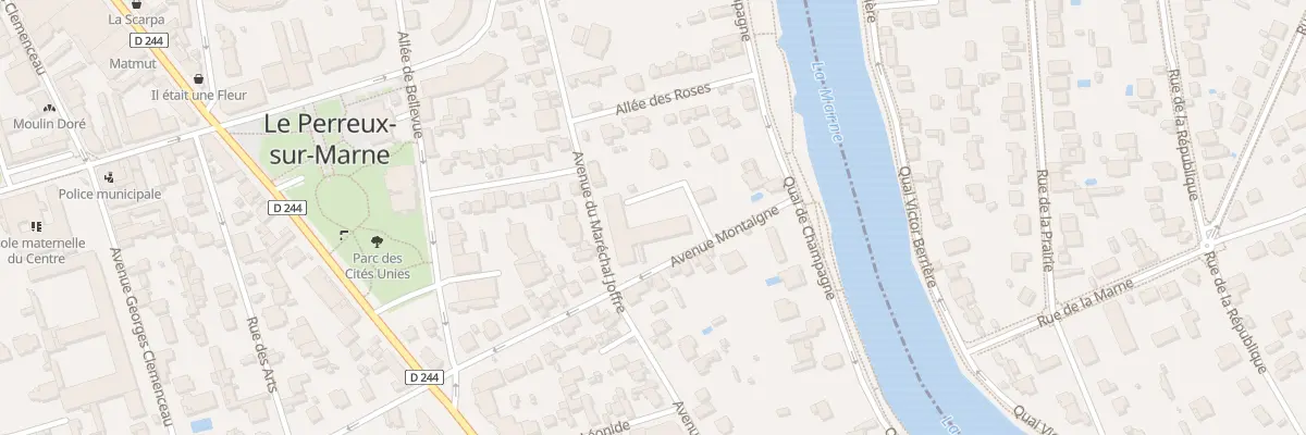 Plan du 84 Av du Maréchal Joffre au Perreux-sur-Marne
