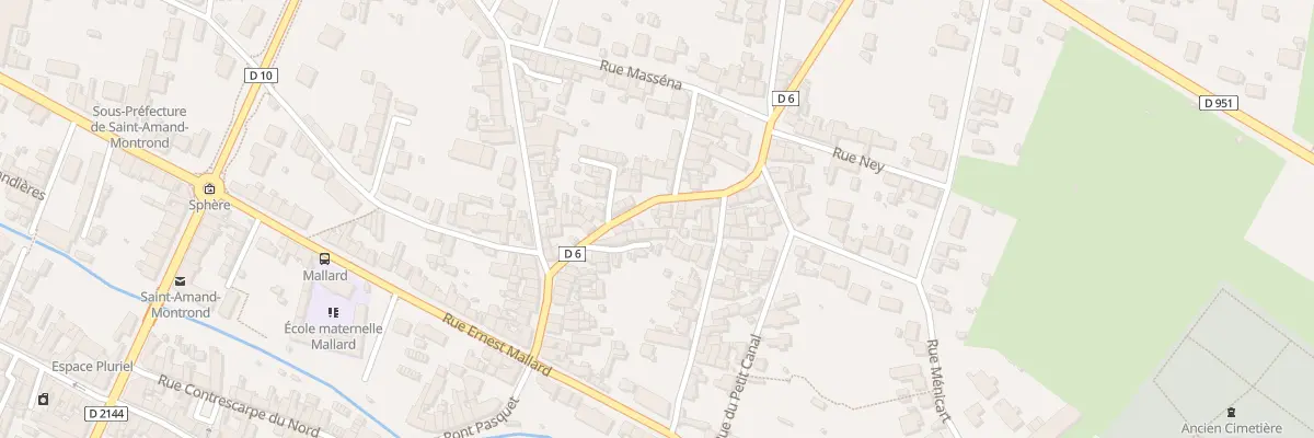 Plan du 36 Rue Emile Dumas à Saint-Amand-Montrond