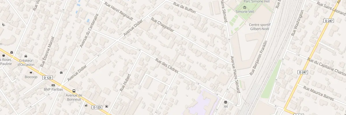 Plan du 27 Rue des Cèdres à Saint-Maur-des-Fossés