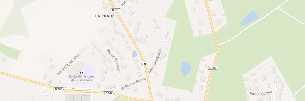 Plan du 4 Rue de la Prade à Quinssaines