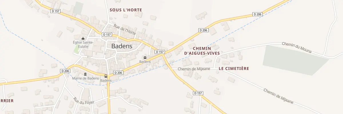 Plan du 44 Av Georges Degrand à Badens