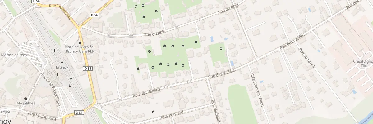 Plan du 19 Rue des Vallées à Brunoy