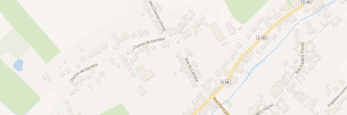 Plan du 17 Rue du Calvaire à Allouagne