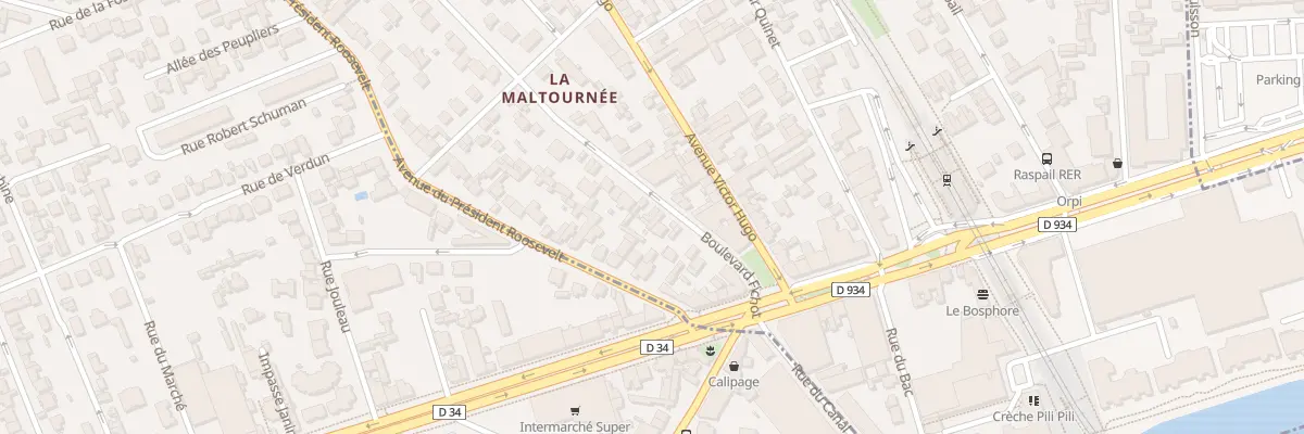 Plan du 15 Bd Fichot à Neuilly-Plaisance