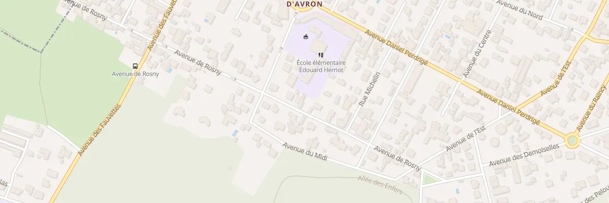 Plan du 43 Av de Rosny à Neuilly-Plaisance