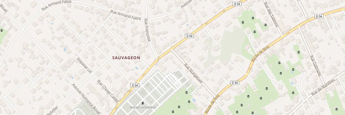 Plan du 11 Rue Nungesser à Brunoy