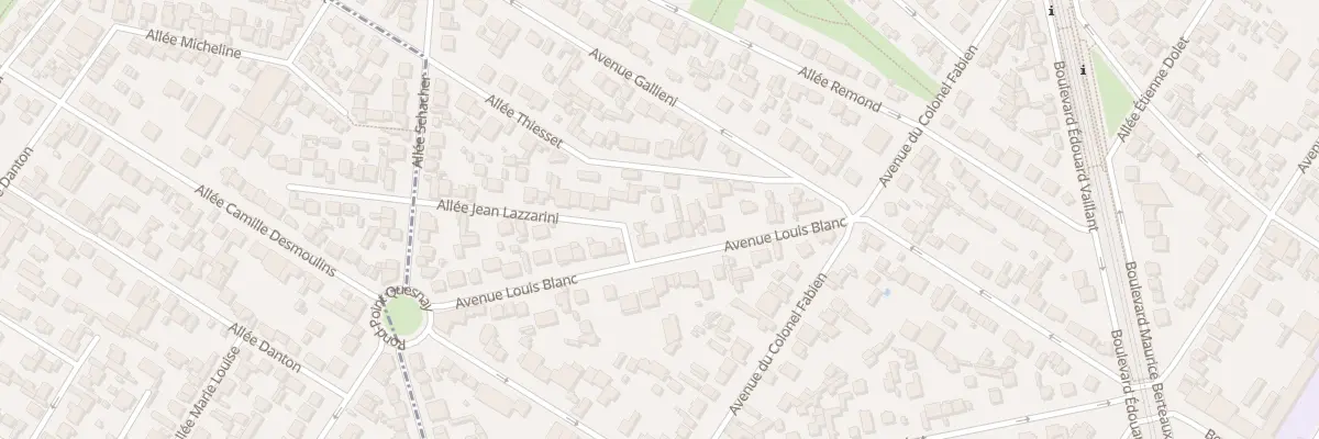 Plan du 20 Av Louis Blanc à Livry-Gargan