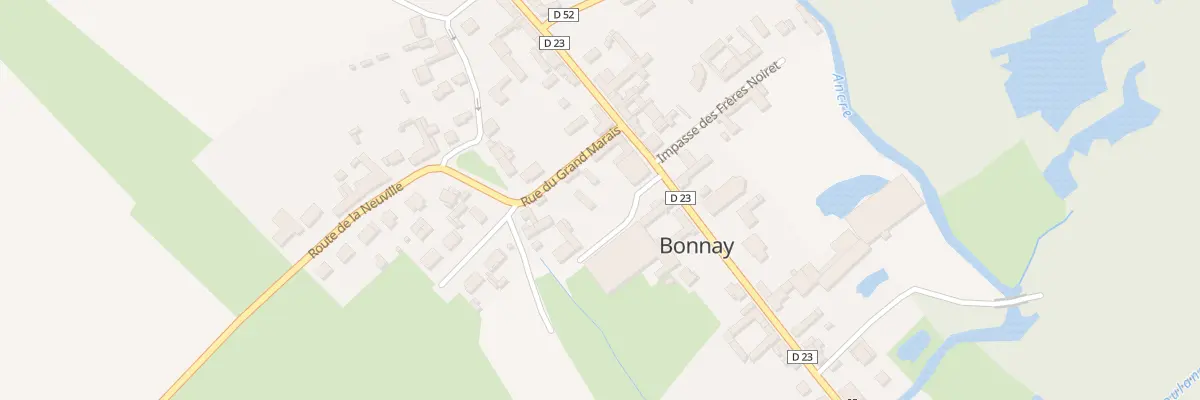 Plan du 1 Rue du Grand Marais à Bonnay