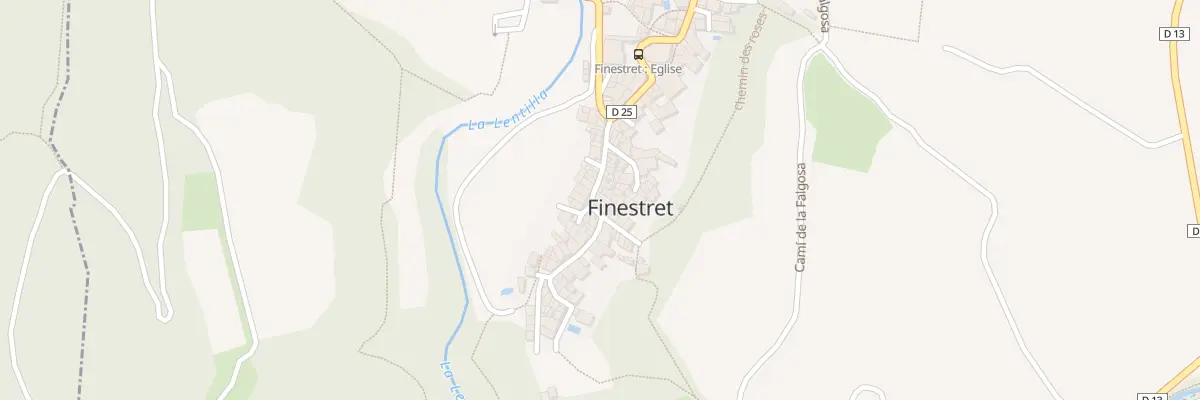 Plan du 93 Village à Finestret