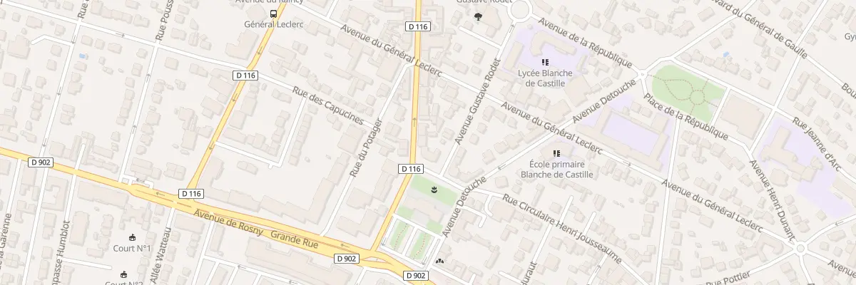 Plan du 4 Av Outrebon à Villemomble