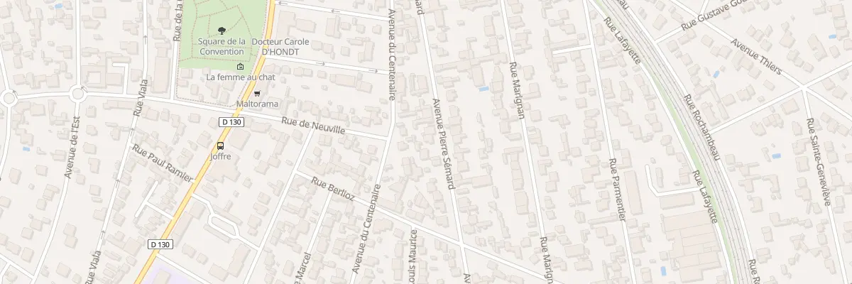 Plan du 121B Av Pierre Semard à Saint-Maur-des-Fossés