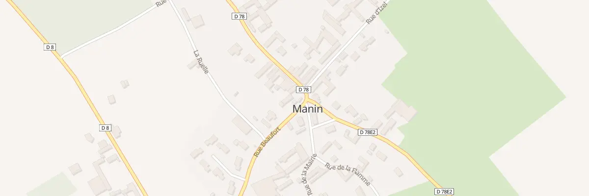 Plan du 1 Rue de Villers à Manin