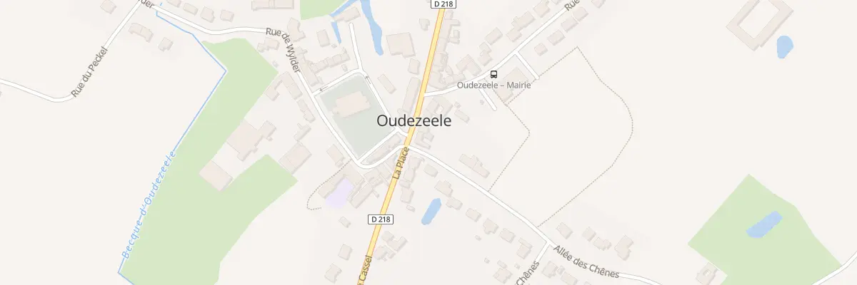 Plan du 219 Vc La Place à Oudezeele
