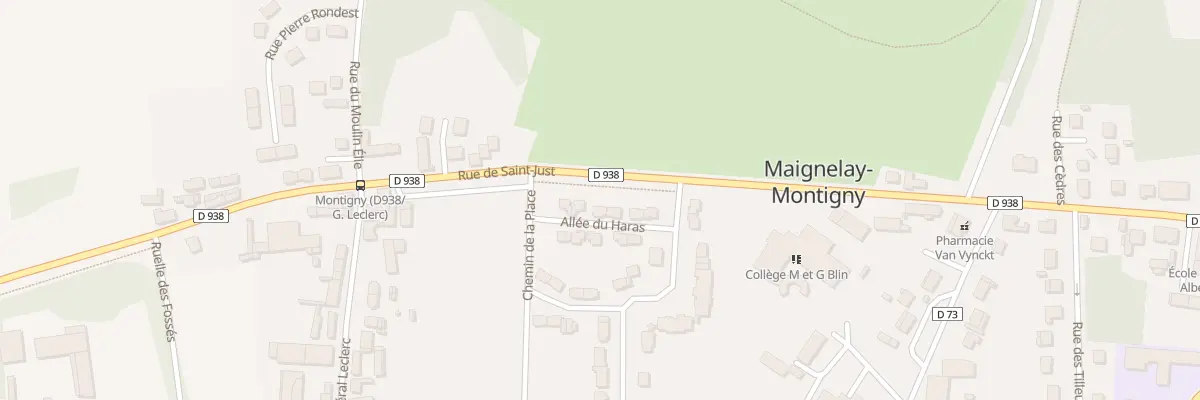 Plan du 8 All du Haras à Maignelay-Montigny