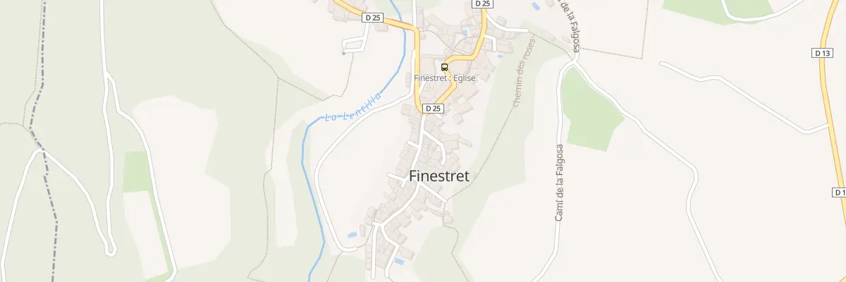 Plan du 105 Village à Finestret