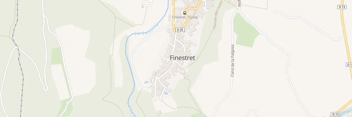Plan du 91 Village à Finestret