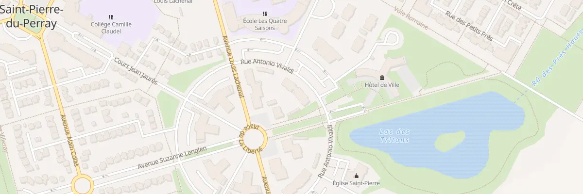Plan du 33 Av Suzanne Lenglen à Saint-Pierre-du-Perray