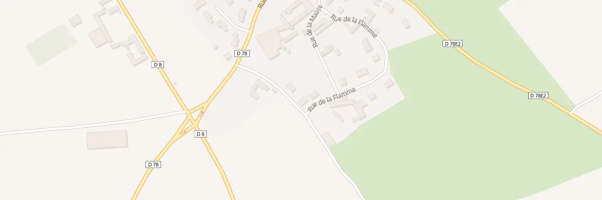 Plan du 14 Rue de la Flamme à Manin