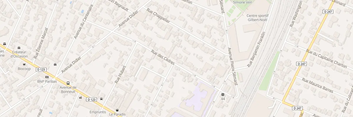 Plan du 31 Rue des Cèdres à Saint-Maur-des-Fossés