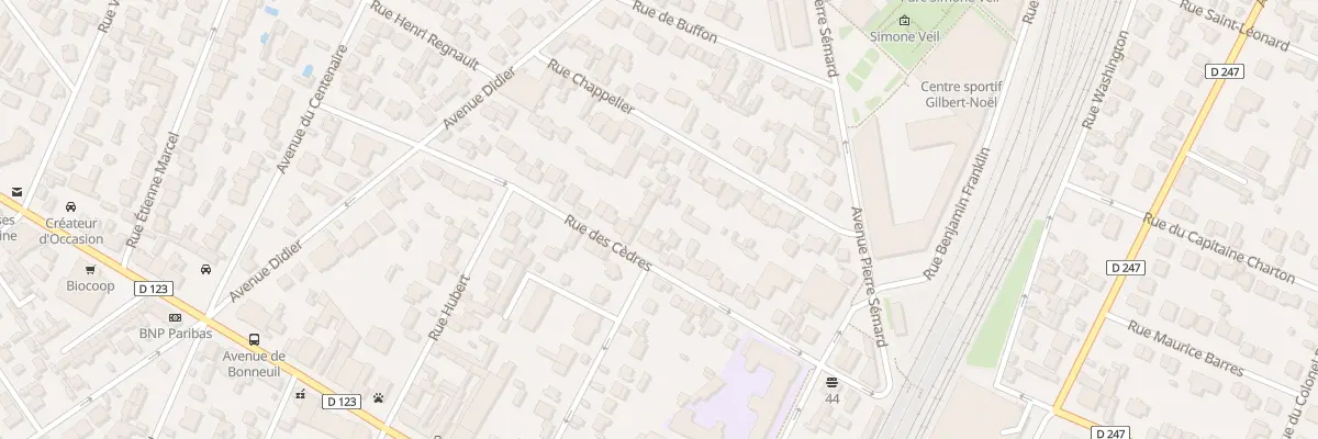 Plan du 29B Rue des Cèdres à Saint-Maur-des-Fossés