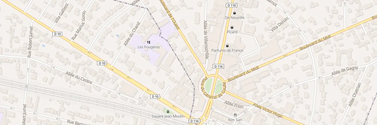 Plan du 7 Bd de l’Ouest au Raincy