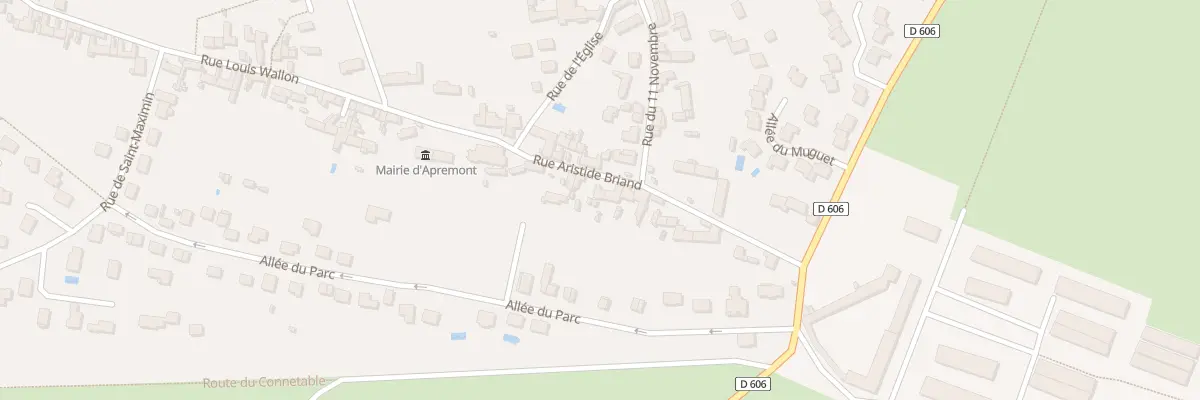 Plan du 21 Rue Aristide Briand à Apremont