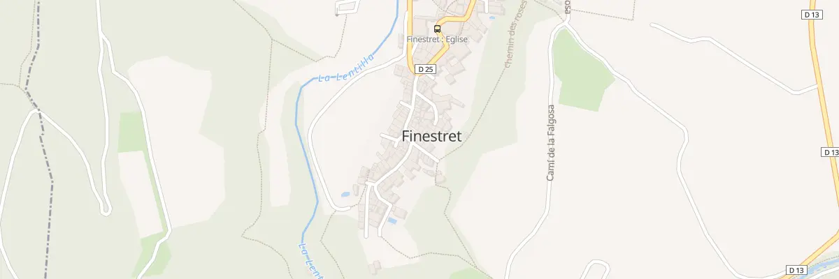 Plan du 90 Village à Finestret