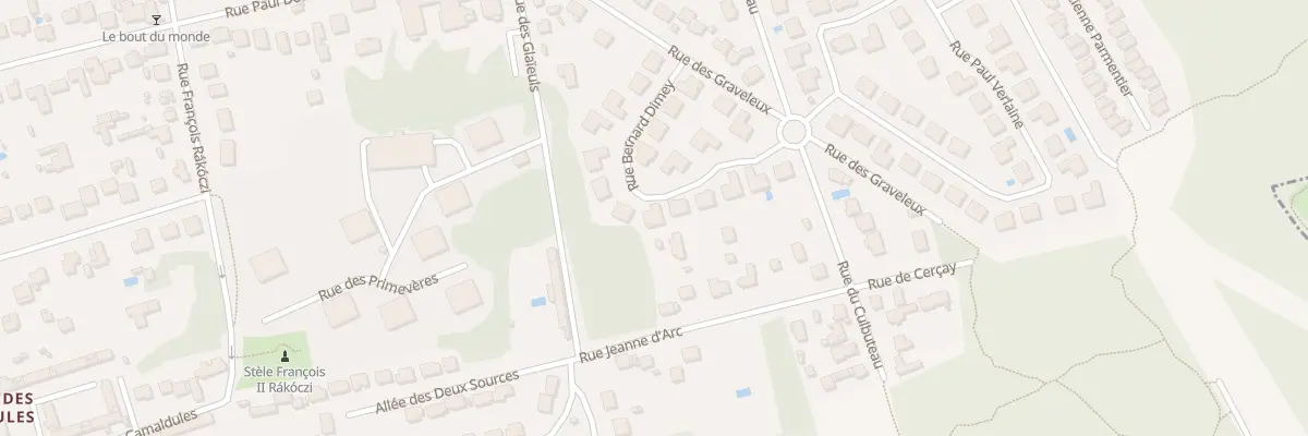 Plan du 16 Rue Bernard Dimey à Yerres