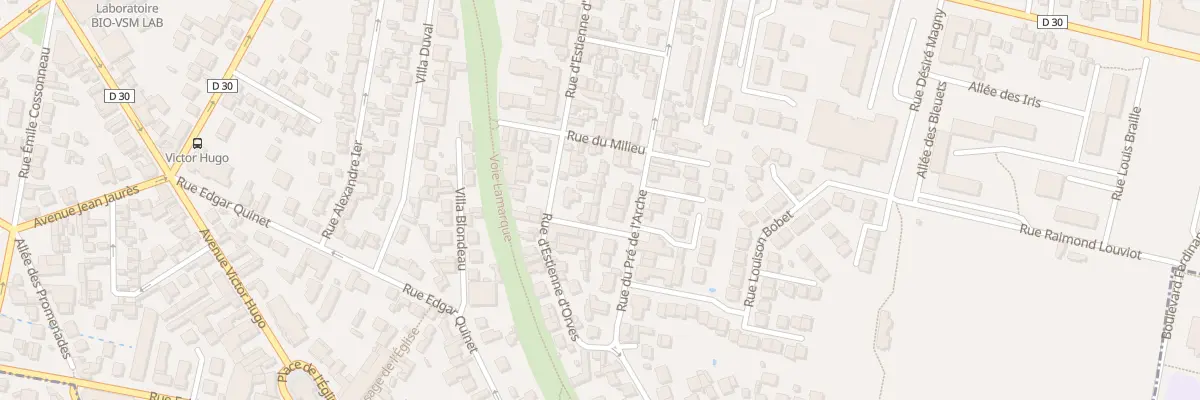 Plan du 11B Rue du Pré de l’Arche à Neuilly-Plaisance