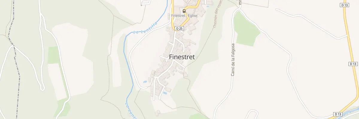 Plan du 7 Cae Del Triall à Finestret