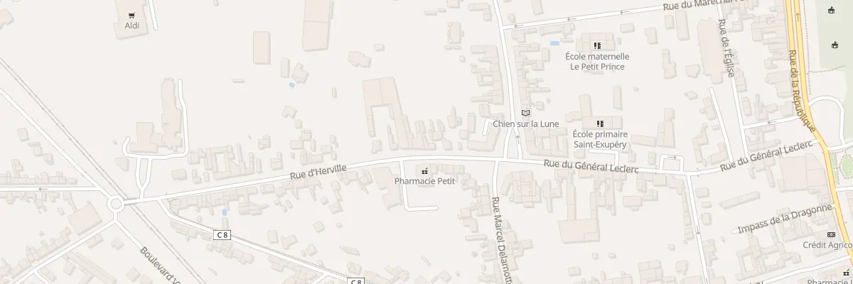 Plan du 14 Rue d’Herville à Villers-Bretonneux